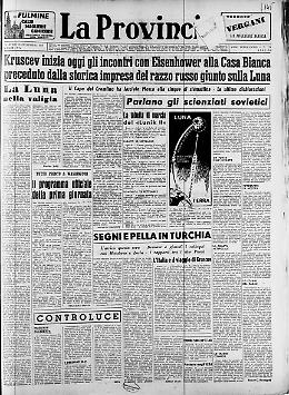 La sonda sovietica «Lunik II» si schianta sulla Luna