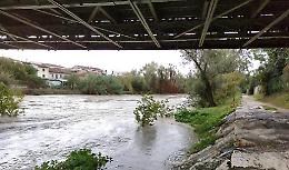 Piena del Serio in rientro, sollievo lungo il fiume