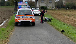 Caduta fatale in moto, muore 45enne di Cremona