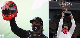 Hamilton-Schumi e Nadal-Federer già nella leggenda