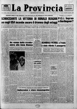 Schiacciante la vittoria di Ronald Reagan