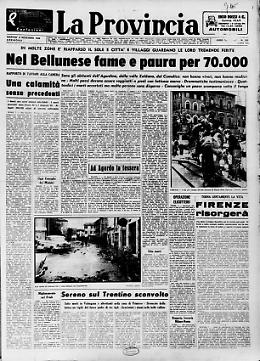 Nel Bellunese fame e paura per 70.000