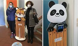 Gli animali termoscanner alla scuola dell'infanzia di San Giovanni in Croce