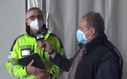 Check point medico allestito presso la  Fiera di Milano