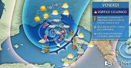 Assaggio d'inverno in arrivo; maltempo, freddo e anche la neve