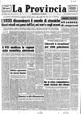L'URSS disseminerà il mondo di atomiche