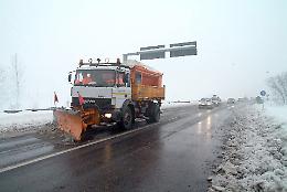 Piano neve 2021-22: mezzi pronti ed interventi preventivi sul territorio