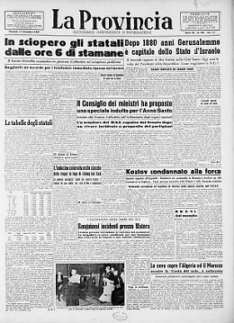 Dopo 1880 anni Gerusalemme è capitale e dello Stato d'Israele