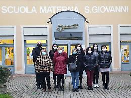 Aria di festa alla Materna con don Massimiliano Camporese