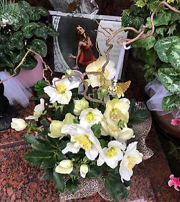 Via fiori e un angioletto, violata la tomba di Francesca
