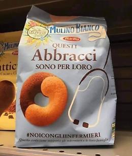 Da Mulino Bianco confezione 'Abbracci' per infermieri
