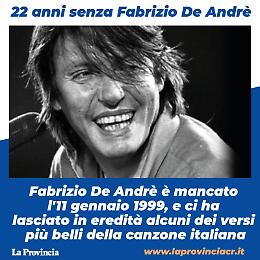 De Andrè, il cantautore poeta