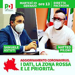 Piloni, in diretta Facebook aggiornamento sul Coronavirus