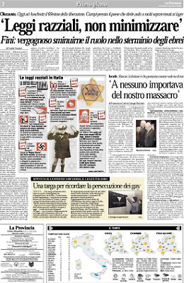 Ad Auschwitz il 60esimo della liberazione