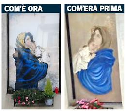 «Vergine ridipinta e orientata dalla parte giusta»