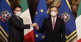Conte passa la campanella a Draghi