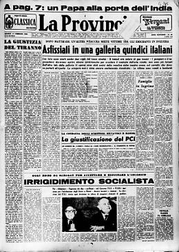 Asfissiati in una galleria 15 italiani