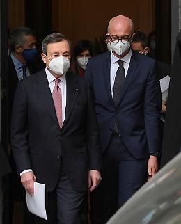 Il premier Mario Draghi al Senato