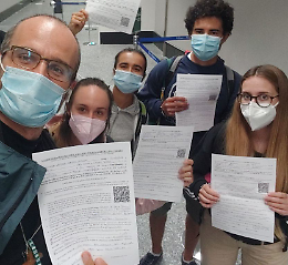 I ragazzi sono tornati dal Brasile