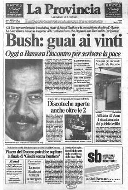 Tregua nel Golfo. Bush: guai ai vinti