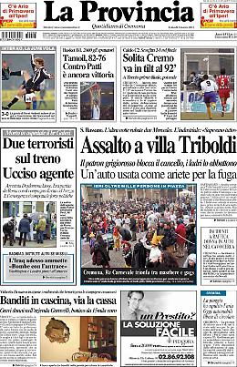 Incubo BR. Arrestata Desdemona Lioce.