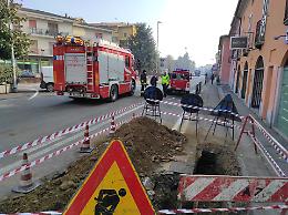Fuga di gas a Ombriano, tecnici al lavoro