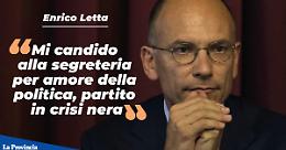 Letta, annuncio candidatura a segreteria Pd