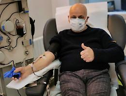 Il super donatore di plasma: «Già 12 prelievi, punto a 14» 
