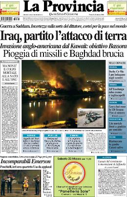 Baghdad sotto le bombe. Inizia la seconda guerra del Golfo