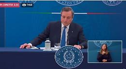 VIDEO  Draghi: 'Voglio riaprire ma in sicurezza, ancora però non ho una data'