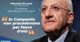 De Luca: vaccini, il governatore contro Draghi e Figliuolo
