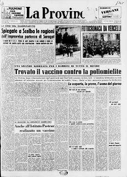 Trovato il vaccino contro la poliomielite