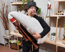 Con la zampogna di Marcello il Natale è in musica
