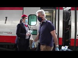 VIDEO Trenitalia: safety kit per i viaggiatori Frecciarossa e Frecciargento