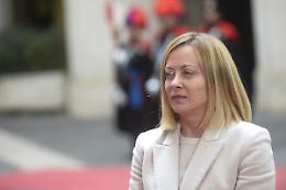 Ue, Meloni "L'Italia è tornata in serie A, servono pragmatismo e ambizione"