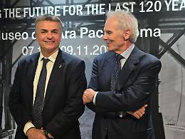 Webuild, Rixi visita EVOLUTIO "120 anni di storia e progresso"