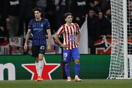 Inter beffata nel recupero in Champions, 2-1 per l'Atletico Madrid