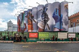 Metro C: Webuild, a Piazza Venezia terza opera 'Murales' dedicata al lavoro