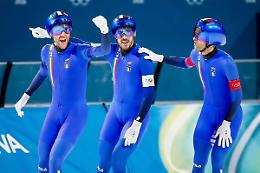 Oro Italia nell'inseguimento a squadre di Pattinaggio velocit&agrave;