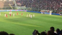 VIDEO Cremonese-Perugia: il calcio di rigore del 3-3 trasformato da Paulinho