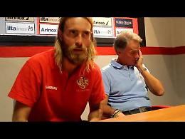 Cremonese-Piacenza, interviste a  Moro e Tesser