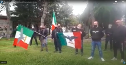 Raduno al cimitero e saluti fascisti nonostante il divieto