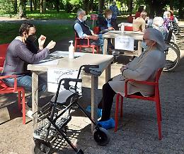 Prime visite a La Pace nel nuovo giardino dei Rotary