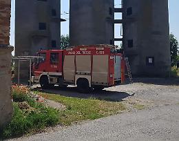 Gatto salvato dai vigili del fuoco volontari di Piadena Drizzona