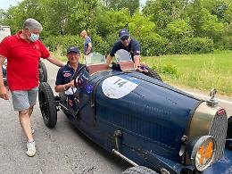 Mille Miglia, dodicesimo l'equipaggio cremonese Battagliola-Piona