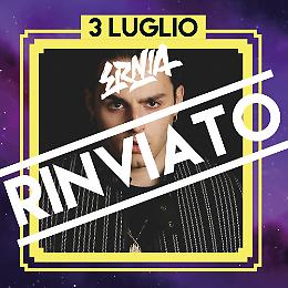 Il meteo dice maltempo: rinviato il concerto di Ernia