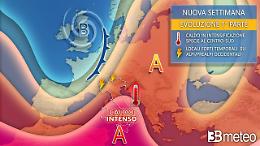 Italia sotto la cappa africana, temporali al Nord e picchi oltre 40° al Sud