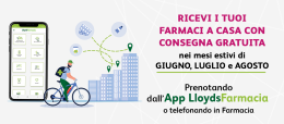 Servizio gratuito di consegna a domicilio di farmaci e parafarmaci