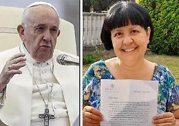 «Vicino al mio dolore, ho scritto al Papa e mi ha risposto»