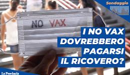 Capua: "I no vax si paghino il ricovero". Sei d'accordo?